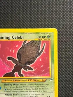 2002 Pokemon TCG Card Game Neo Destiny Shining Celebi Holo #106/105 HP - Image 4