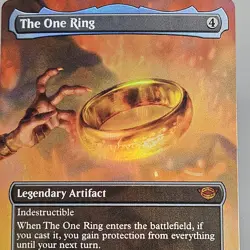 The One Ring Extended Art MTG LTR Foil 0451 Borderless Lord of the rings NM - Image 3