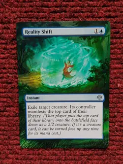 Reality Shift MTG Lorwyn Eclipsed Commander Hand Painted Borderless Altered Art - Image 2