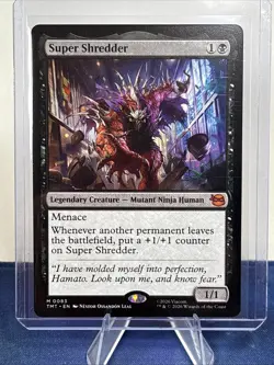 Tmnt Magic the Gathering M 0083 Super Shredder Mythic Rare Legendary Creature - Image 1