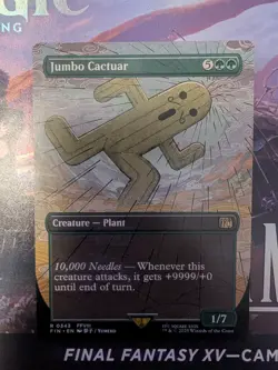 Jumbo Cactuar (Borderless) Final Fantasy Regular MTG - Image 1