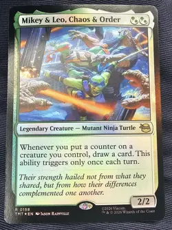 Mikey & Leo, Chaos & Order Teenage Mutant Ninja Turtles Foil - Image 1