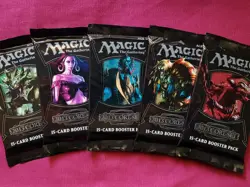 Magic The Gathering 2013 CORE SET M13 New Sealed Booster Pack Lot ALL 5 ART MTG - Image 1