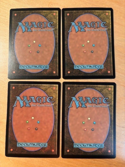 Magic the Gathering MTG 4x Burst Lightning Foundations NM Playtest - Image 2