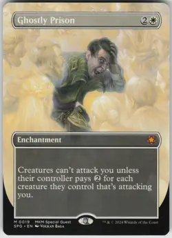 MTG Ghostly Prison Borderless Normal NM Special Guests Magic 19 - Image 1