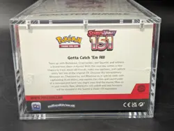 Pokemon 151 SV3.5 Booster Bundle Display Factory Sealed Case W/Acrylic Case - Image 3