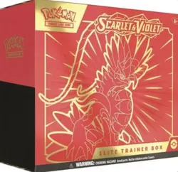 Pokemon TCG Scarlet and Violet Base Set ETB Elite Trainer Box Koraidon NIB - Image 1