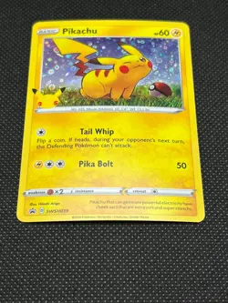 Pokemon Tcg Pikachu SWSH039: Sequin General Mills Promo - Image 2