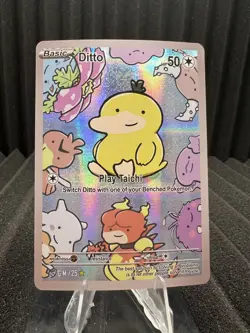 Ditto (Psyduck) #25 - Holo Foil - After Skool Hobby Series 2 Fan Art- Pokemon - Image 1