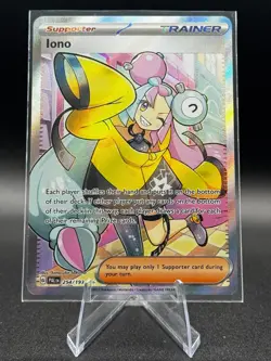Iono 254/193 Sv02: Paldea Evolved Holo Pokemon TCG - Image 1