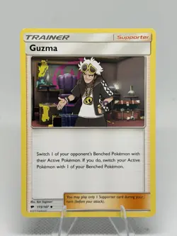 Pokemon TCG Guzma Sm-Burning Shadows Regular Uncommon 115/147 - Image 1