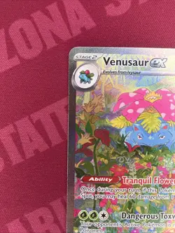 Pokemon TCG Venusaur EX 198/165 Scarlet & Violet 151 Sir Secret Rare Card - Image 4