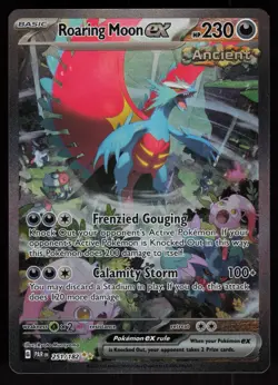 Roaring Moon ex 251/182 Special Illustration Rare Paradox Rift Pokemon - Image 1
