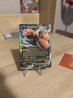 Pokemon Dragonite EX Full Art Ultra Rare Holo 180 HP XY Furious Fists 74/111 - Image 1