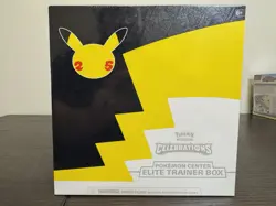 Pokemon TCG Celebrations Elite Trainer Box Pokemon Center Pikachu Greninja Prom… - Image 1