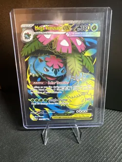 Pokemon TCG Mega Evolution Mega Venusaur ex #155/132 Full Art Ultra Rare NM - Image 1