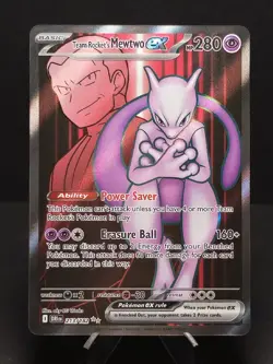 Team Rocket's Mewtwo ex 213/182 - Destined Rivals - Pokemon TCG - NM - Image 1