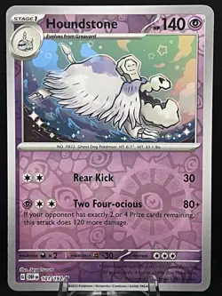 Houndstone Pokemon S/V Obsidian Flames 101/197 Reverse Holo Uncommon TCG - Image 1