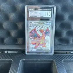 Pokemon TCG Charizard EX SVP056 Black Star Holo Promo CGC 10 Gem Mint - Image 1