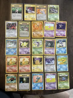 24 Card Vintage Pokemon Lot 1st Edition Base Set Fossil Jungle Rocket Neo Gym - Image 1