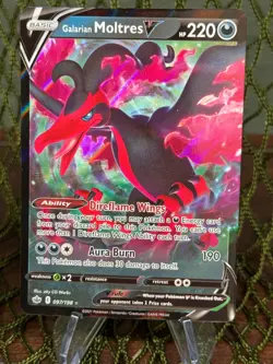 GALARIAN MOLTRES V ~ 097/198 ~ Pokemon TCG: Chilling Reign - Image 1