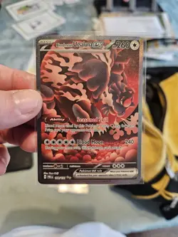 Pokemon Bloodmoon Ursaluna EX 168/131 Sv: Prismatic Evolutions Holo Rare, MINT - Image 1