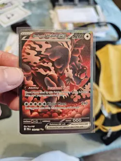 Pokemon Bloodmoon Ursaluna EX 168/131 Sv: Prismatic Evolutions Holo Rare, MINT - Image 2