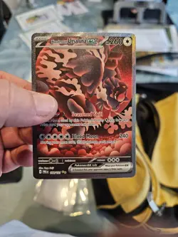 Pokemon Bloodmoon Ursaluna EX 168/131 Sv: Prismatic Evolutions Holo Rare, MINT - Image 3