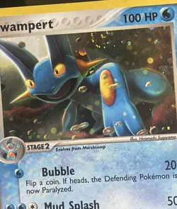 Pokemon Pop Series 1 Swampert Holo (Swirl) 5/17 - Image 2