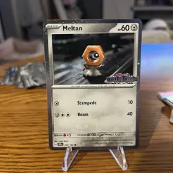 Pokemon Meltan Stellar Crown Stamped Promo 102/142 Holo - Image 1