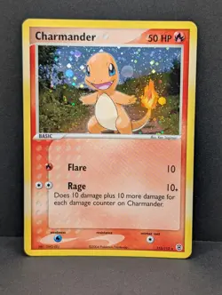 Charmander 113/112 Firered & Leafgreen Holo Secret Rare Pokemon TCG Charizard NM - Image 1