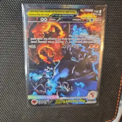 Mega Charizard X EX SIR 125/094 Phantasmal Flames English Pokemon TCG Pack Fresh - Image 2