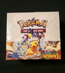 Pokemon TCG Scarlet & Violet Surging Sparks Booster Box Pikachu Latias - Image 1