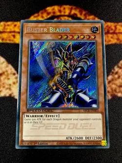 🔥YUGIOH • BUSTER BLADER • SECRET RARE • SBCB-EN003 • 1st EDITION • NM🔥 - Image 2