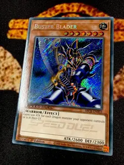 🔥YUGIOH • BUSTER BLADER • SECRET RARE • SBCB-EN003 • 1st EDITION • NM🔥 - Image 3