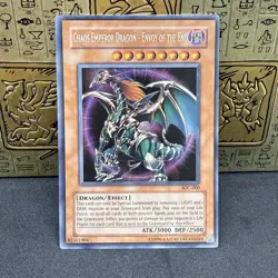 Yugioh Chaos Emperor Dragon - Envoy of the End IOC-000 Secret Rare OG Print NM - Image 1