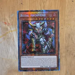Yu-Gi-Oh! Konami Royal Archfiend Starlight Rare 1st Ed BPRO-EN014 - Image 1