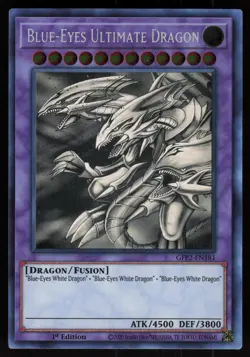 Blue-Eyes Ultimate Dragon (Ghost Rare) GFP2-EN181 1st Edition Yu-Gi-Oh - Image 1