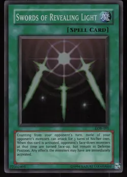Swords of Revealing Light LOB-101 Super Rare (2003 BPT SPELL) Yu-Gi-Oh - Image 1