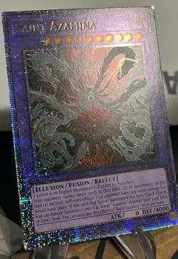 Saint Azamina (Quarter Century Secret Rare) SUDA-EN036 Supreme Darkness 1st Edit - Image 2