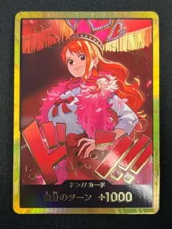 [NM] DON!! Card Nami Gold Frame Heroines Edition Japanese ONE PIECE 28F51 - Image 2
