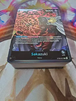 One Piece TCG Absolute Justice Starter Deck ST-06 Navy Black NO BOX ENGLISH - Image 1