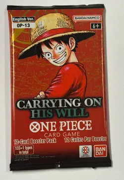 One Piece OP-13 Carrying On His Will Booster Pack ENGLISH New Factory Sealed - Image 1