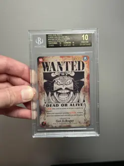 One Piece Wanted Poster Gol.D.Roger Op09-118 Black Label First Recorded Sale - Image 1