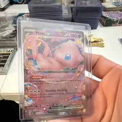 Pokemon Mew EX 151/165 Scarlet & Violet 151 Double Rare 180 HP Holo Card - Image 2