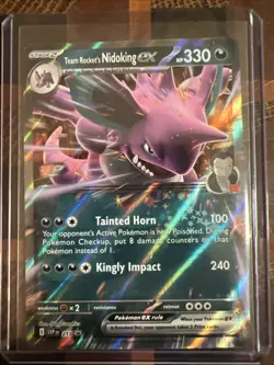 Team Rocket's Nidoking ex 217 Sv: Scarlet & Violet Promo Cards Holo - Image 1