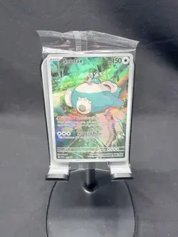 Pokemon Snorlax 051 Scarlet & Violet Promo Holo Card 150 HP ~ SEALED ~ - Image 1