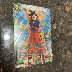 Son Goku Spirit Bomb Unleashed Dragon Ball Super Card Game Fest Stamp Foil | NM - Image 3