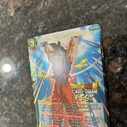 Son Goku Spirit Bomb Unleashed Dragon Ball Super Card Game Fest Stamp Foil | NM - Image 5
