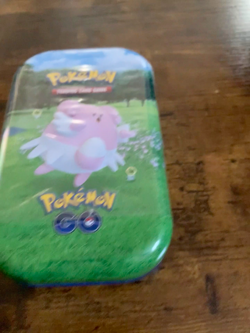 Pokemon Go Mini Tin Blissey, 2 Booster Packs, 1 Coin, 1 Art Card Pokemon TCG NEW - Image 2